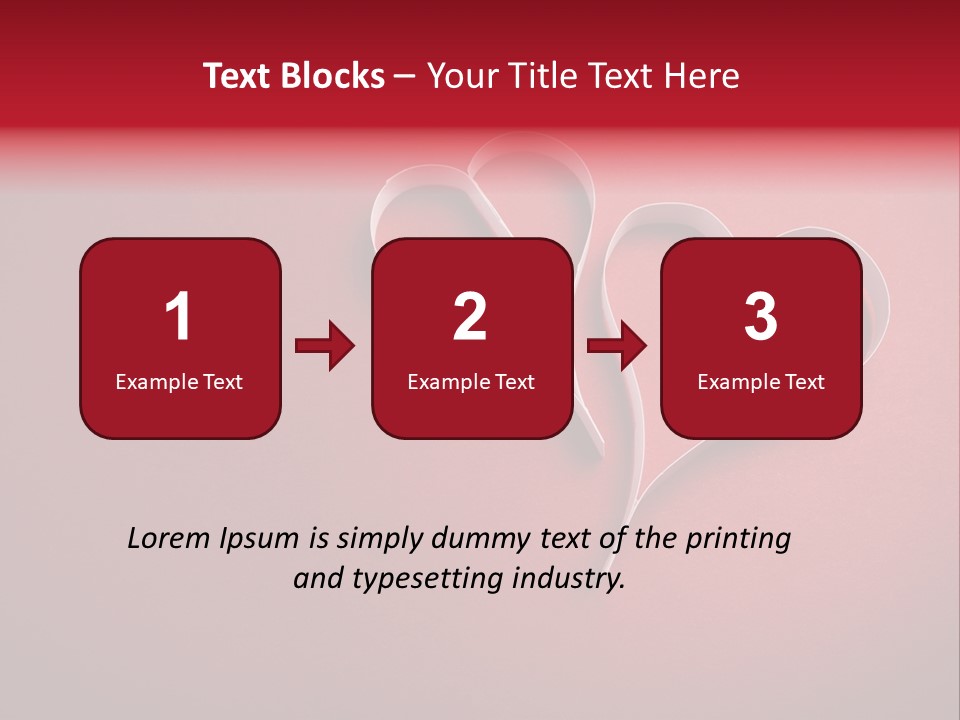 Abstract Object Copyspace PowerPoint Template