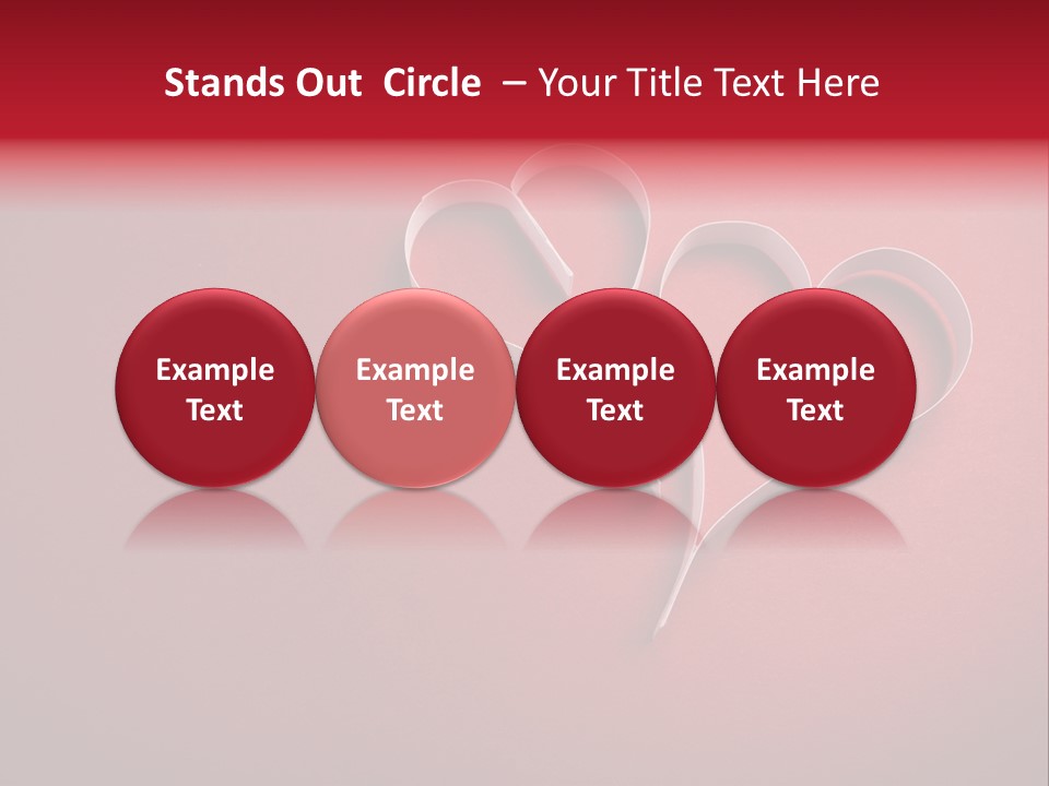 Abstract Object Copyspace PowerPoint Template