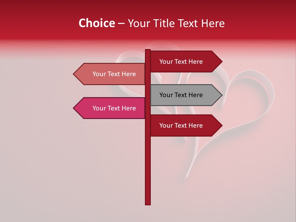 Abstract Object Copyspace PowerPoint Template