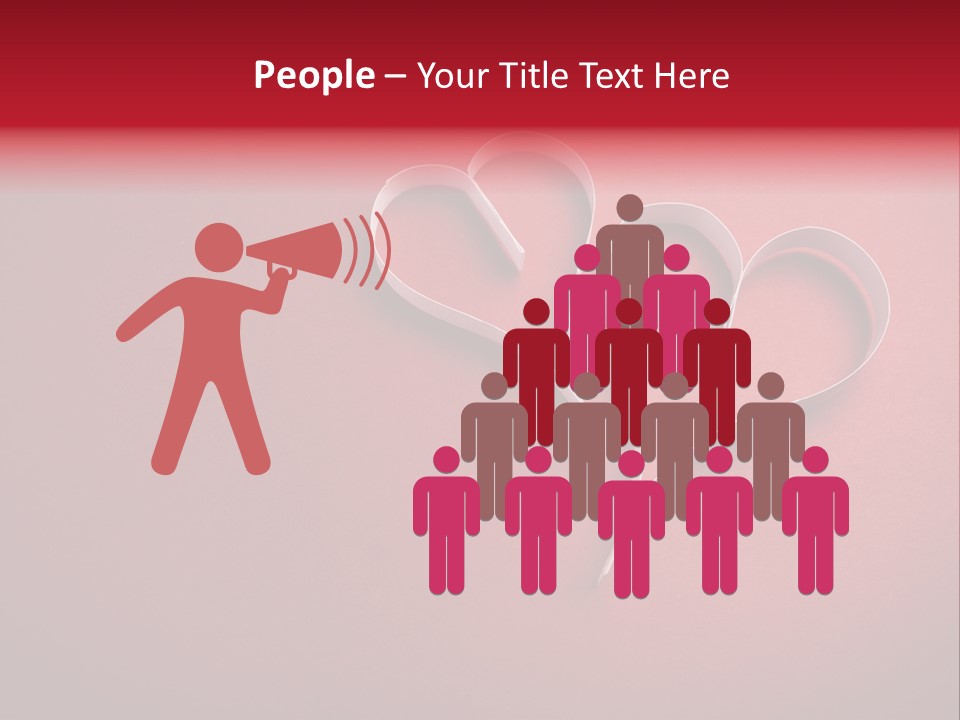 Abstract Object Copyspace PowerPoint Template