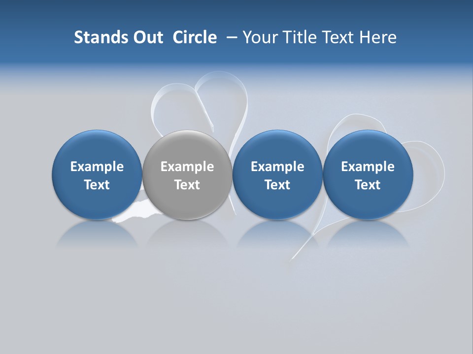 Object Shape Heart PowerPoint Template