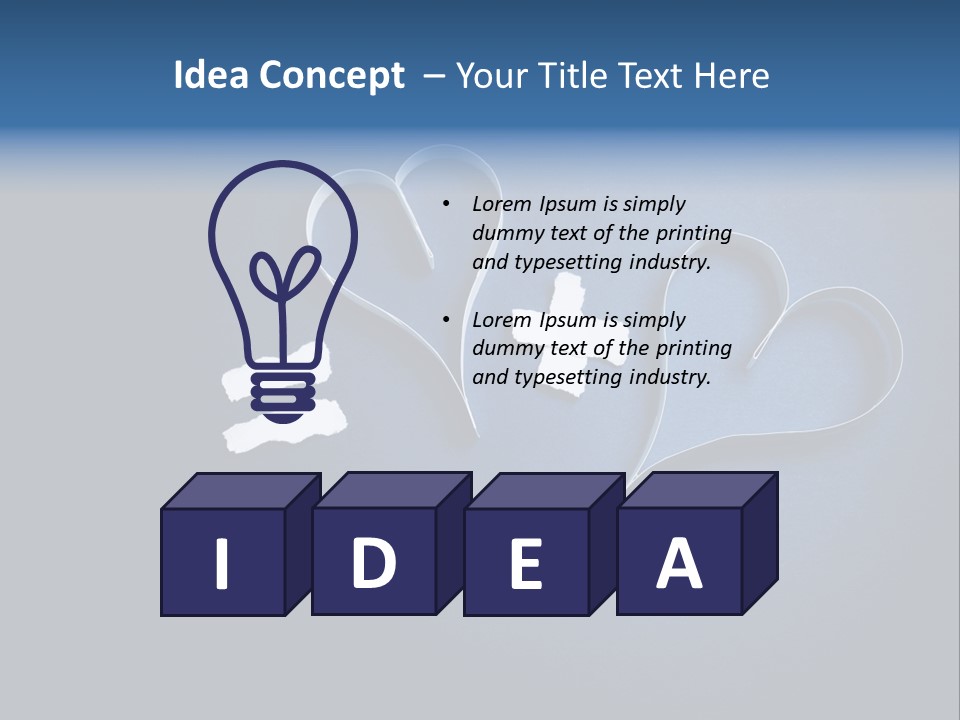 Object Shape Heart PowerPoint Template