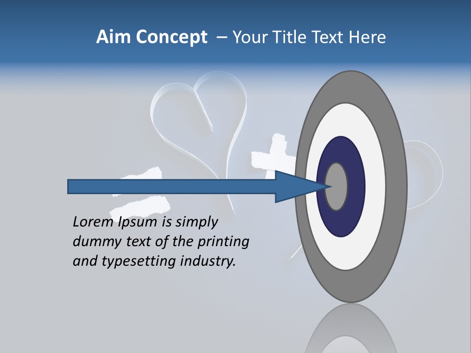 Object Shape Heart PowerPoint Template