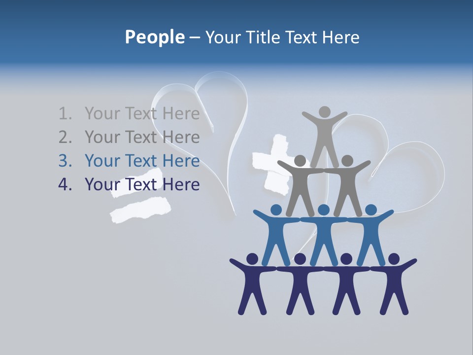 Object Shape Heart PowerPoint Template