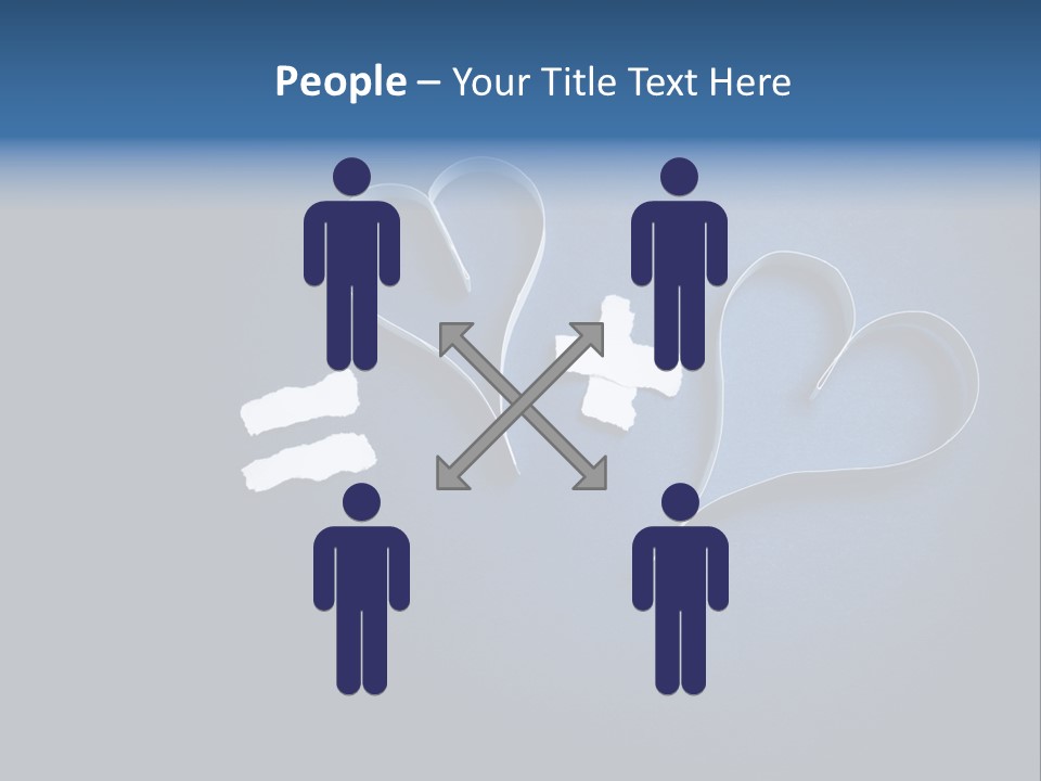 Object Shape Heart PowerPoint Template