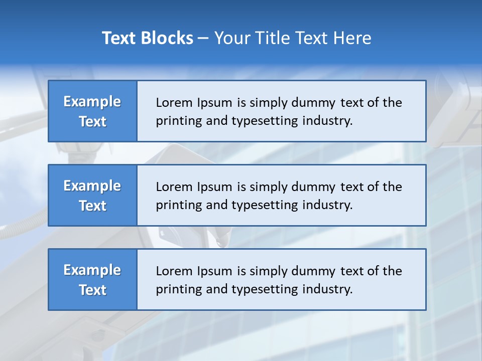 Video Industry Surveillance PowerPoint Template