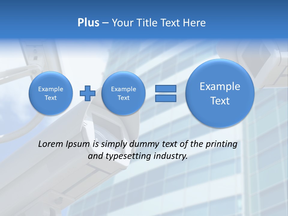 Video Industry Surveillance PowerPoint Template