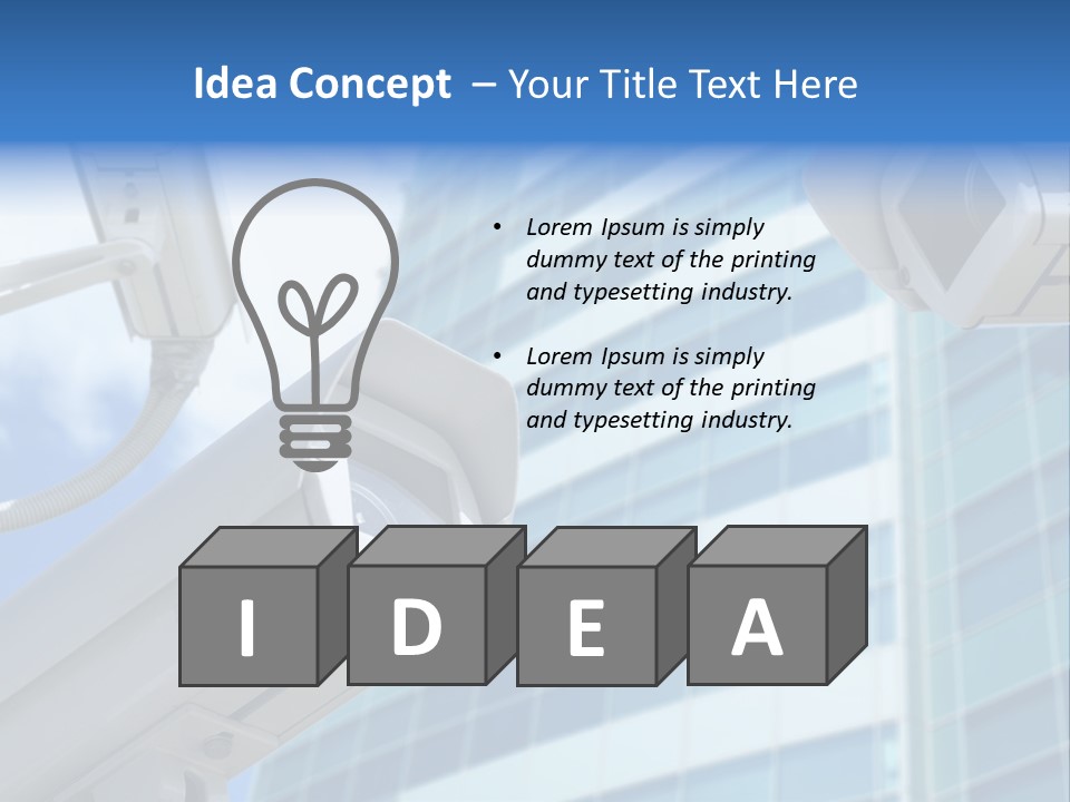 Video Industry Surveillance PowerPoint Template