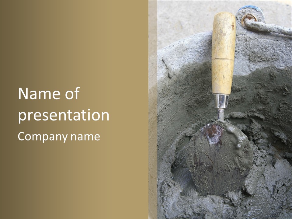 Floor Trowel Excavation PowerPoint Template