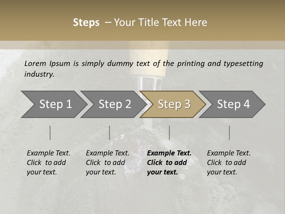 Floor Trowel Excavation PowerPoint Template