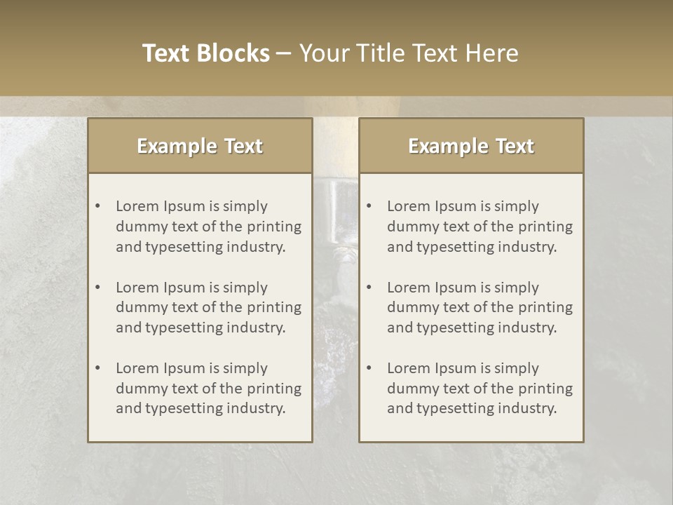 Floor Trowel Excavation PowerPoint Template