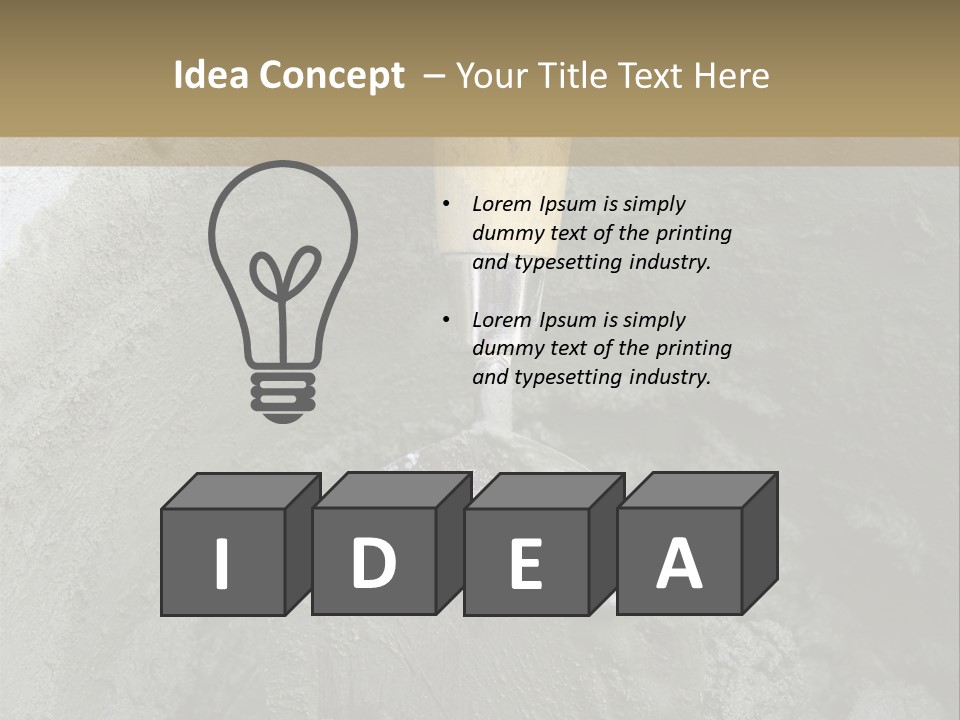Floor Trowel Excavation PowerPoint Template
