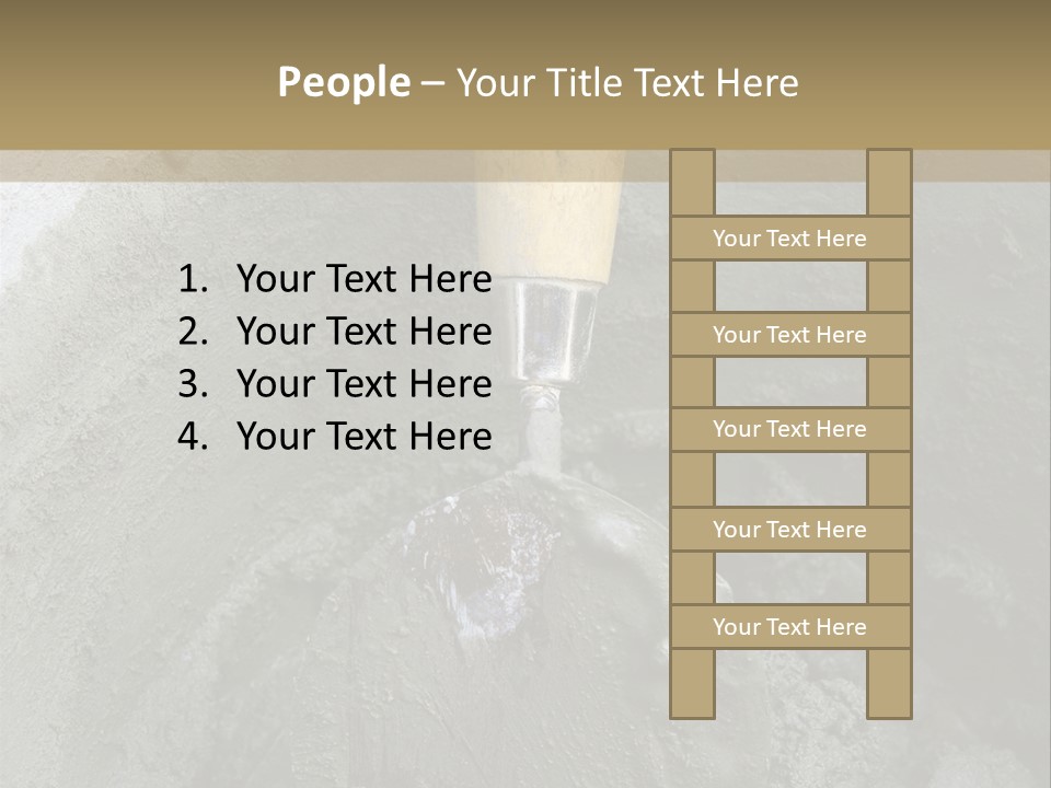 Floor Trowel Excavation PowerPoint Template