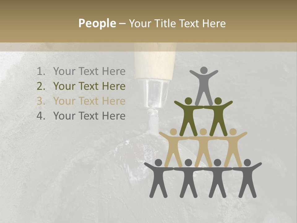 Floor Trowel Excavation PowerPoint Template