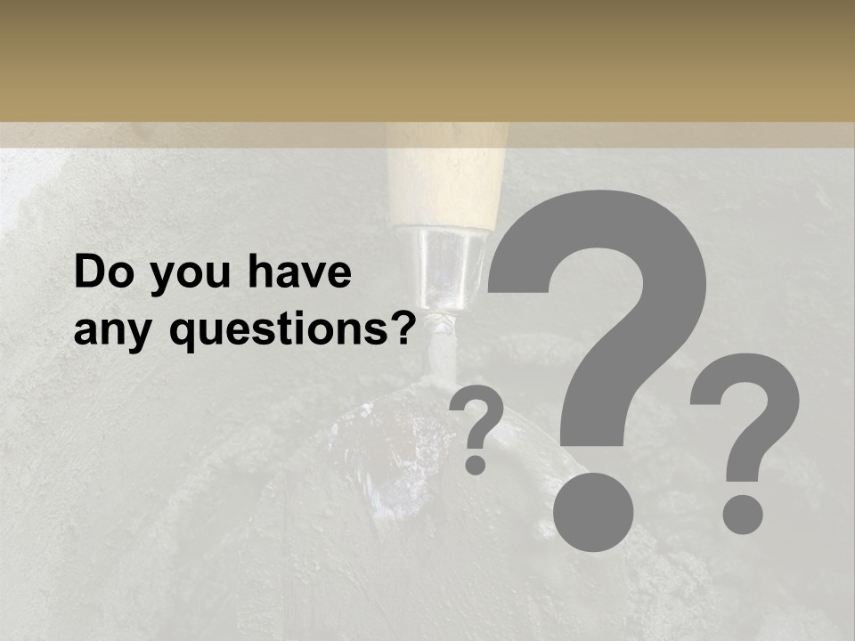 Floor Trowel Excavation PowerPoint Template