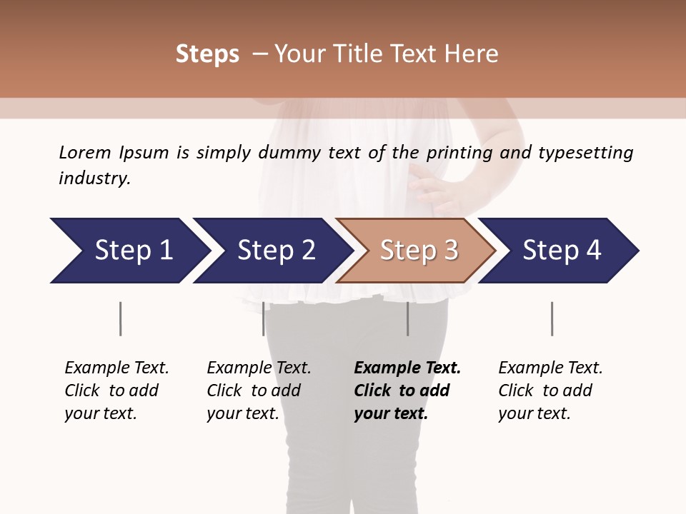 Casual Adorable Tall PowerPoint Template