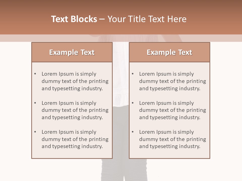 Casual Adorable Tall PowerPoint Template