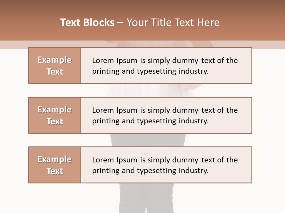 Casual Adorable Tall PowerPoint Template