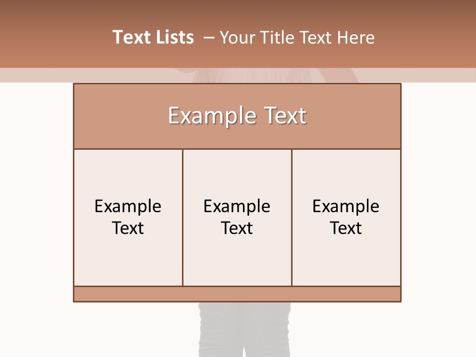 Casual Adorable Tall PowerPoint Template