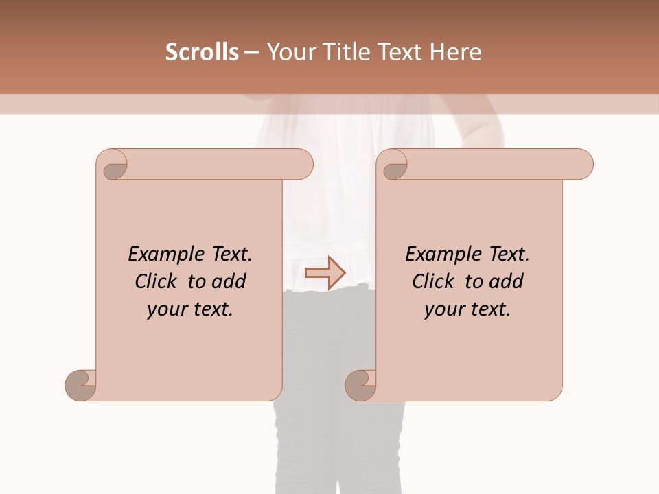 Casual Adorable Tall PowerPoint Template