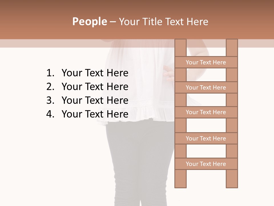 Casual Adorable Tall PowerPoint Template