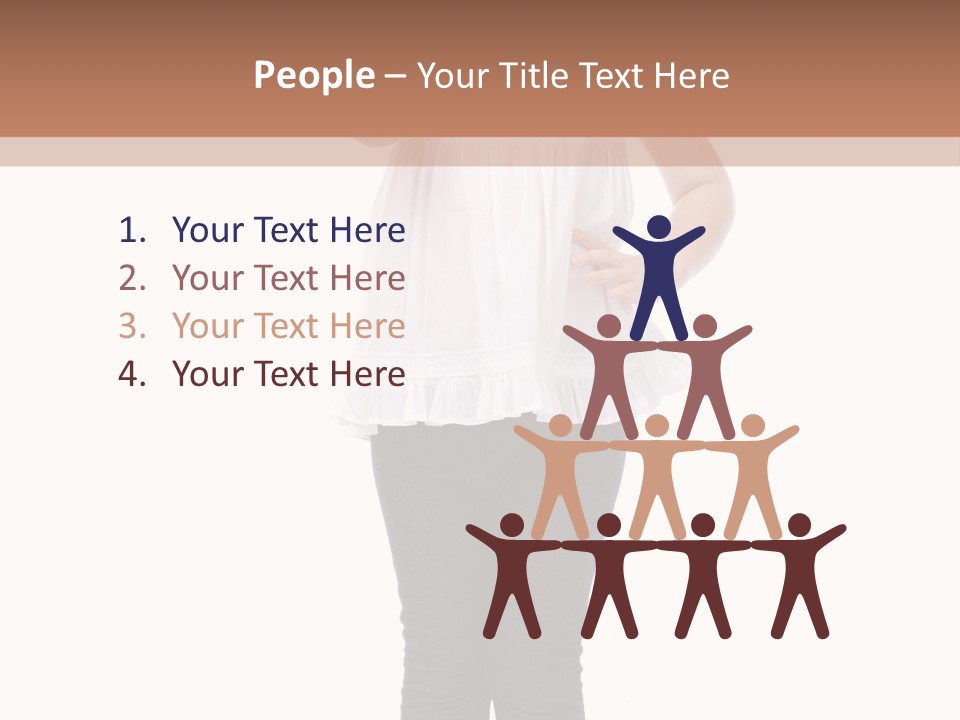 Casual Adorable Tall PowerPoint Template