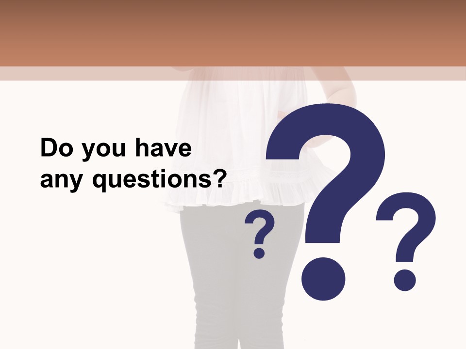 Casual Adorable Tall PowerPoint Template