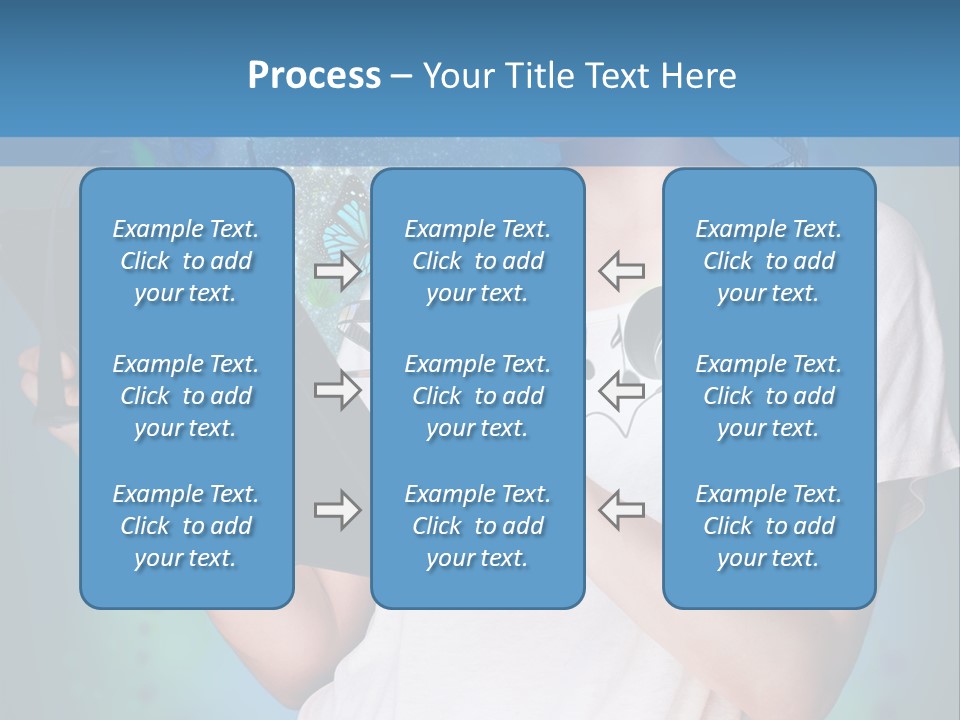 Music Advertisement Woman PowerPoint Template