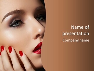 Luxury Women Elegance PowerPoint Template