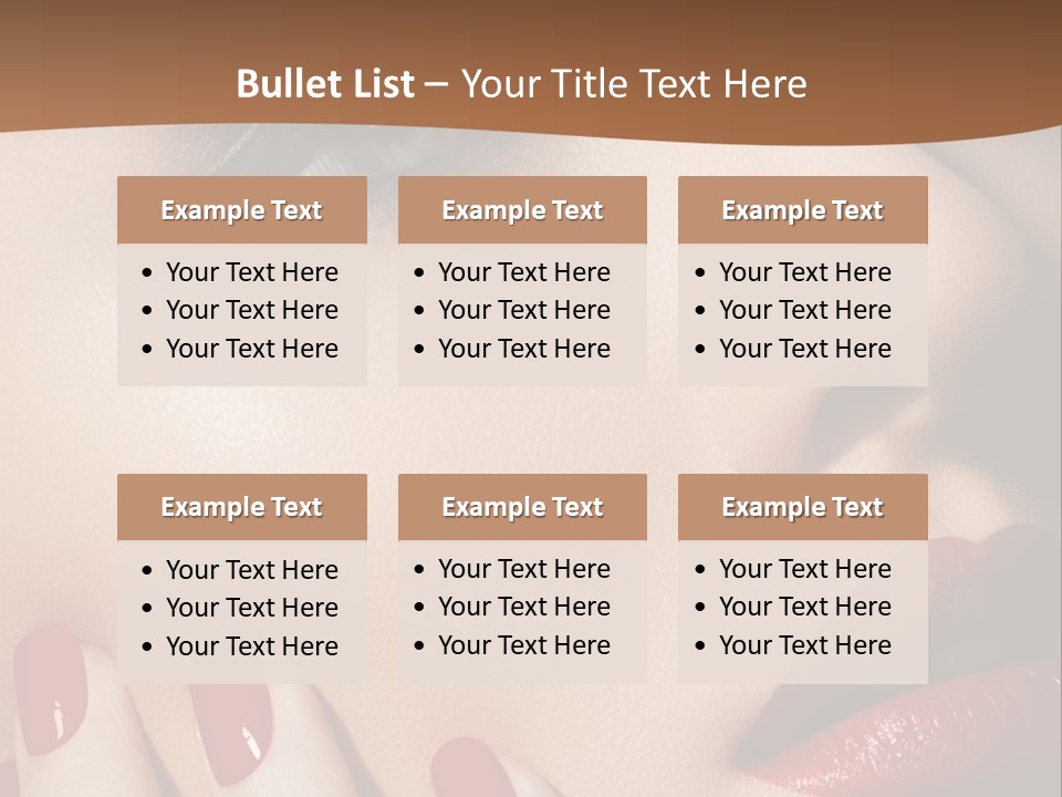 Luxury Women Elegance PowerPoint Template