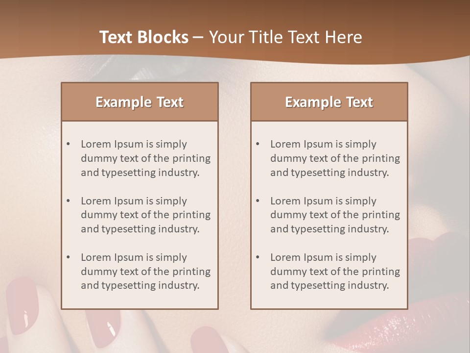 Luxury Women Elegance PowerPoint Template