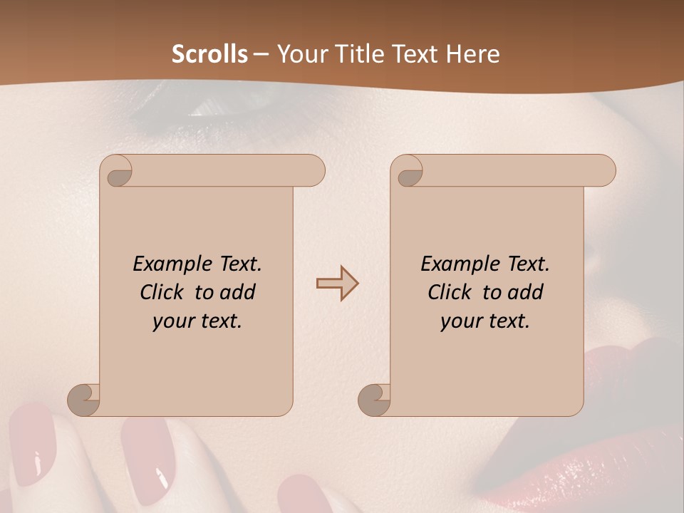 Luxury Women Elegance PowerPoint Template