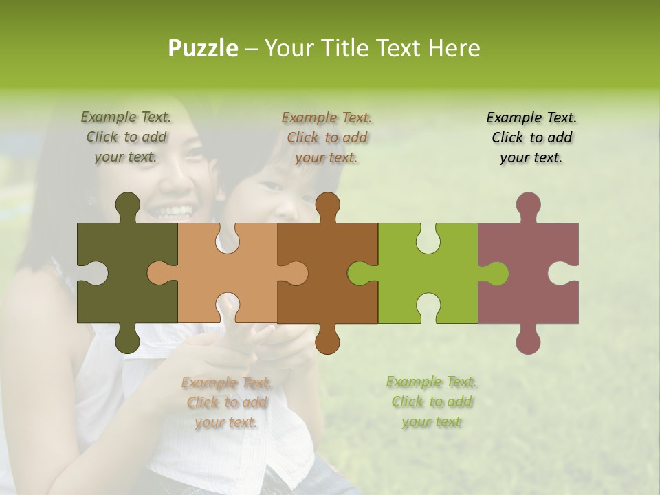 Embracing Unity Child PowerPoint Template