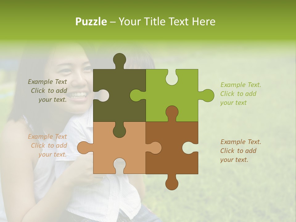 Embracing Unity Child PowerPoint Template