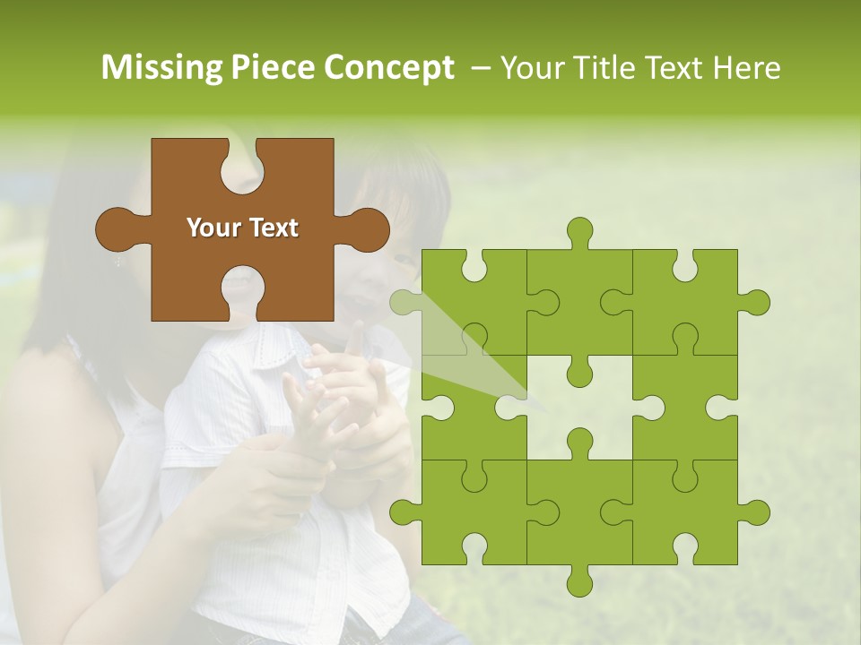 Embracing Unity Child PowerPoint Template