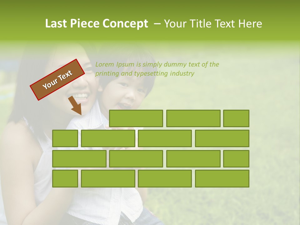 Embracing Unity Child PowerPoint Template