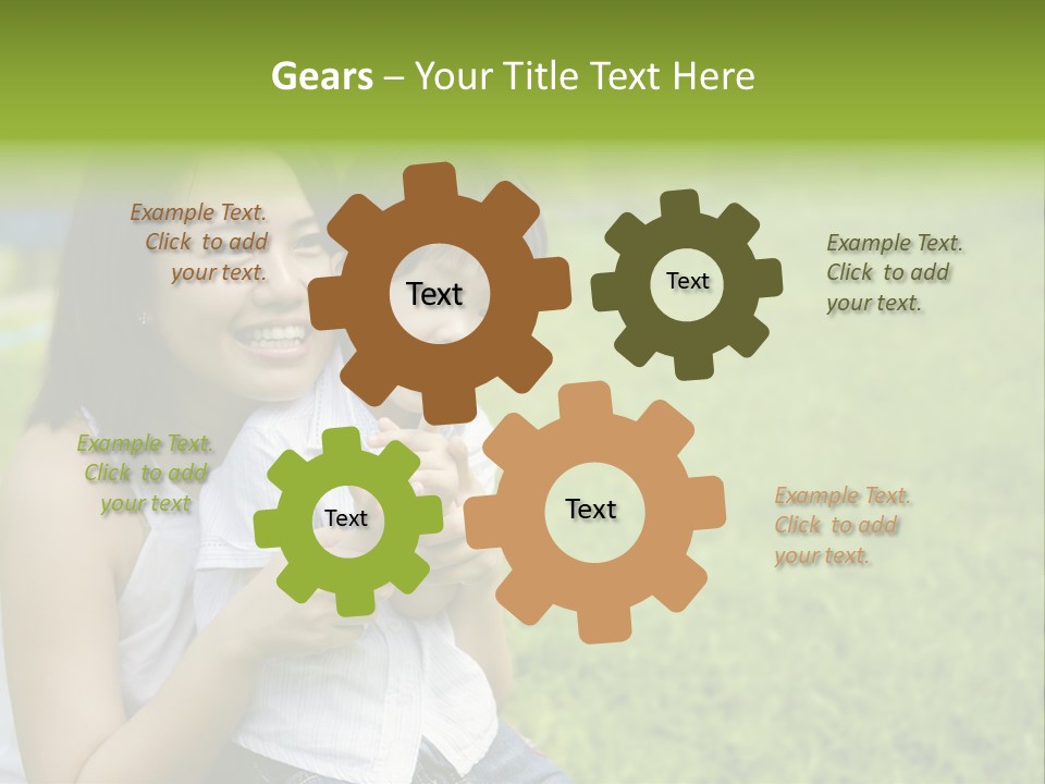 Embracing Unity Child PowerPoint Template
