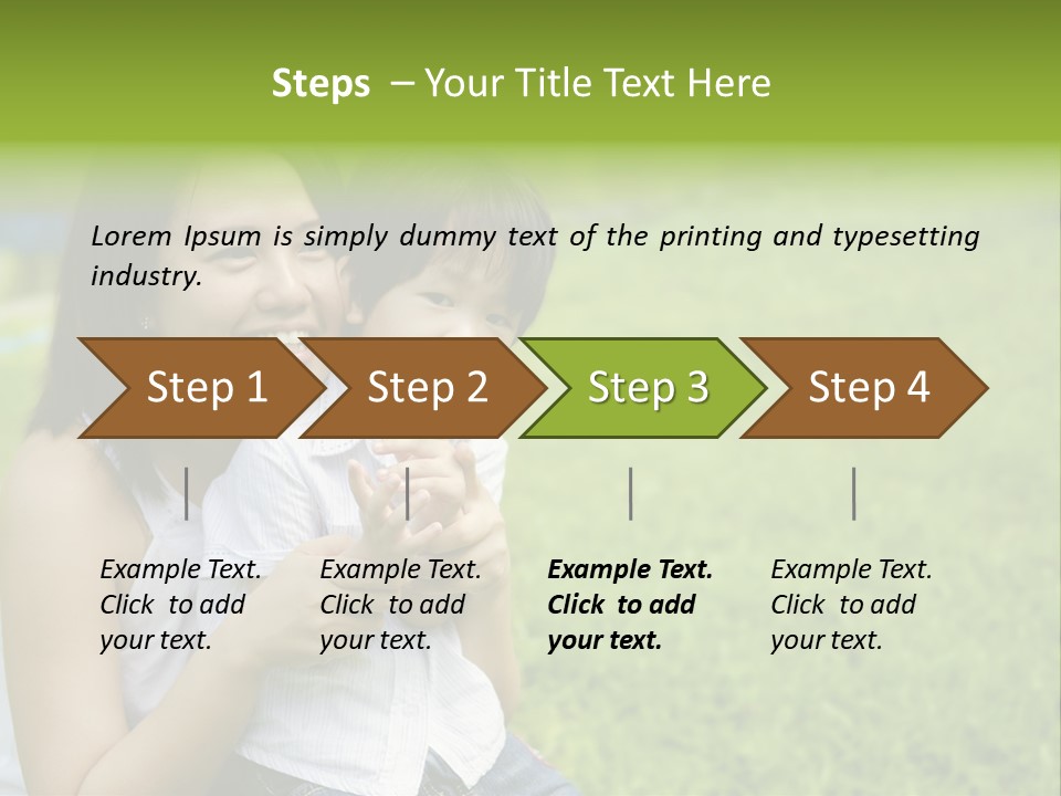 Embracing Unity Child PowerPoint Template