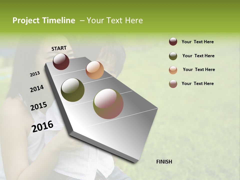 Embracing Unity Child PowerPoint Template