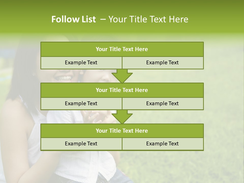 Embracing Unity Child PowerPoint Template