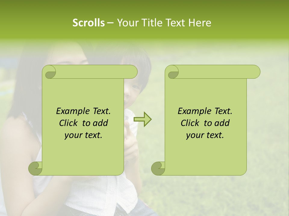 Embracing Unity Child PowerPoint Template