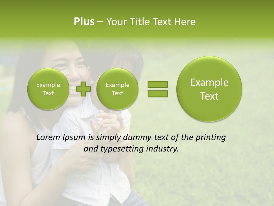 Embracing Unity Child PowerPoint Template