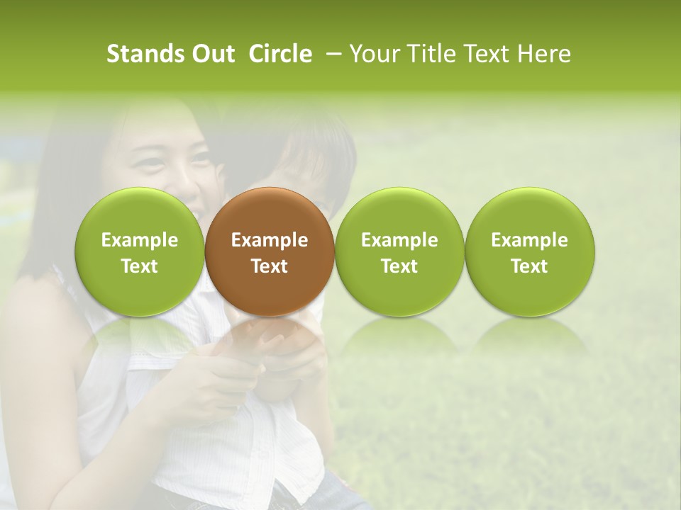 Embracing Unity Child PowerPoint Template