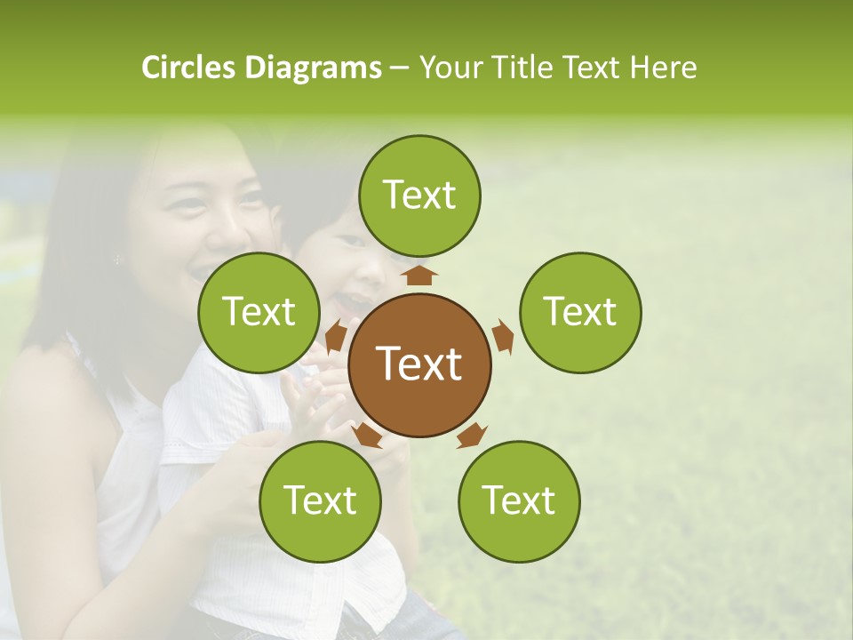 Embracing Unity Child PowerPoint Template