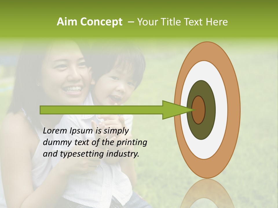 Embracing Unity Child PowerPoint Template