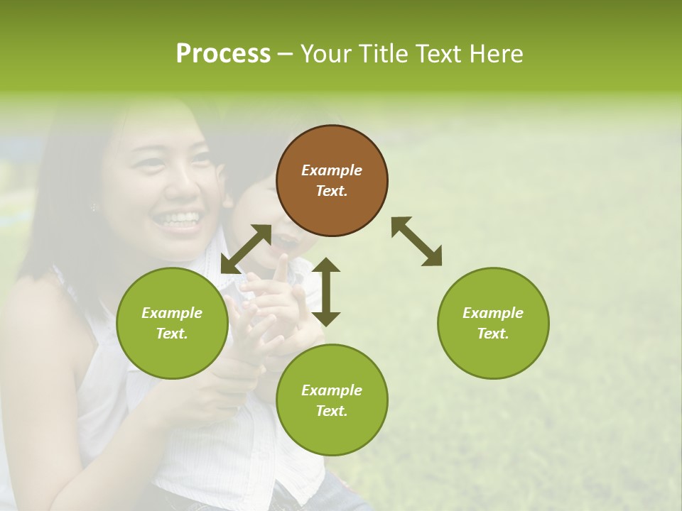 Embracing Unity Child PowerPoint Template