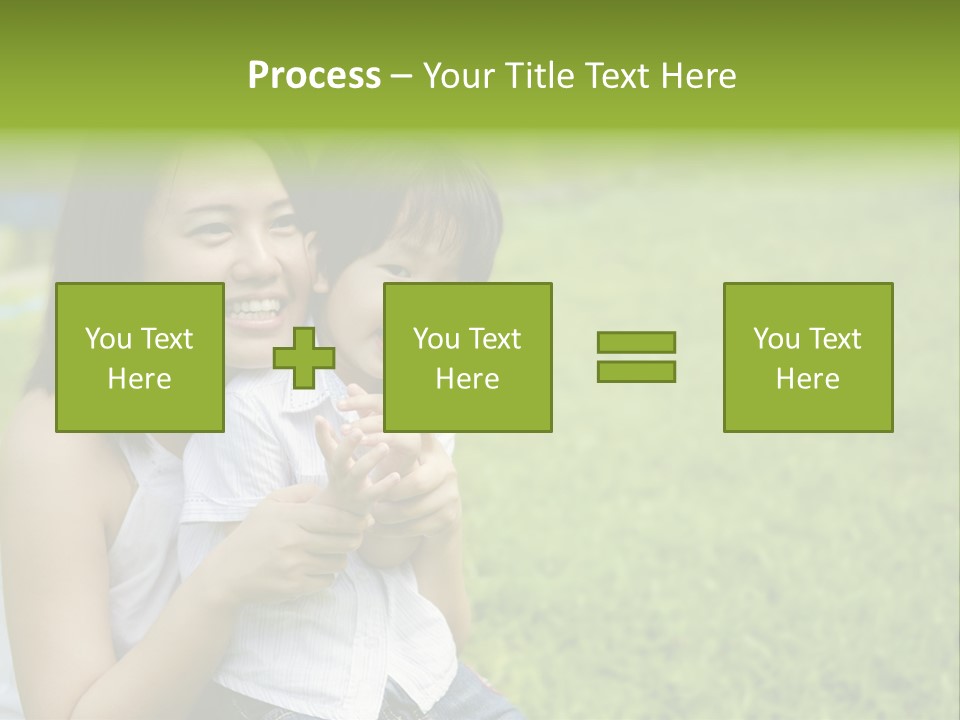 Embracing Unity Child PowerPoint Template