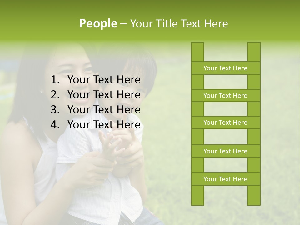 Embracing Unity Child PowerPoint Template