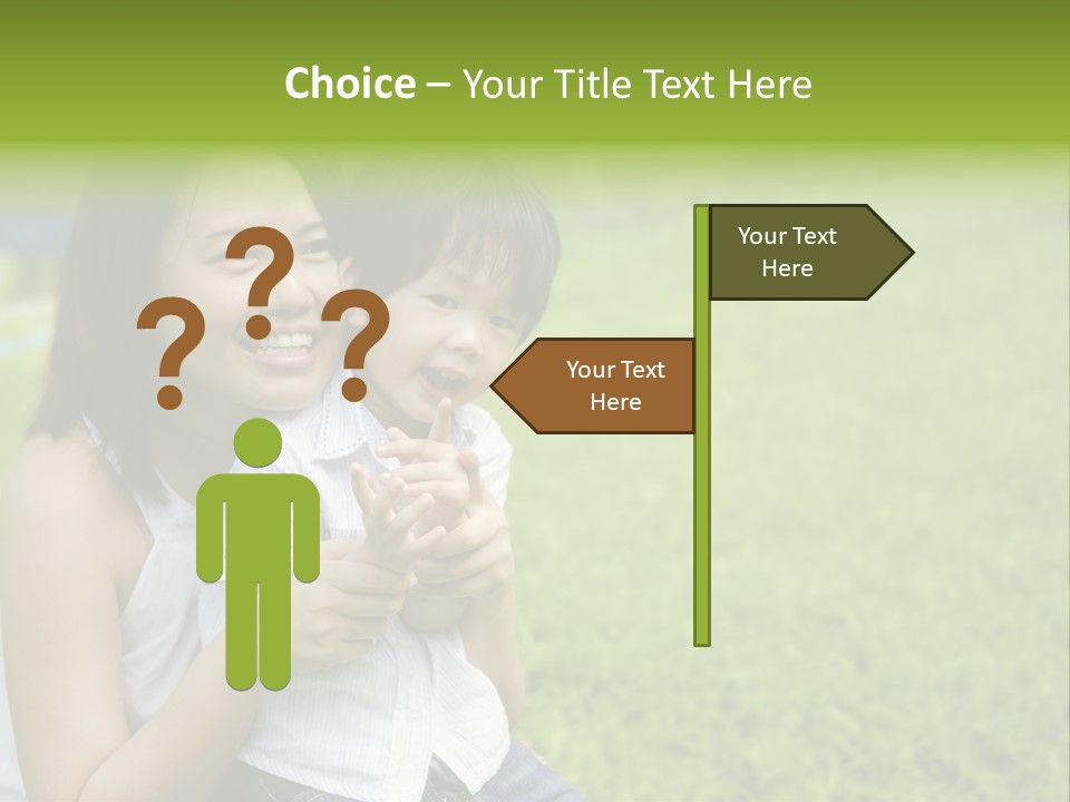 Embracing Unity Child PowerPoint Template