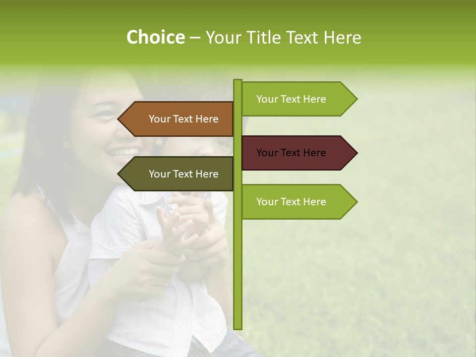 Embracing Unity Child PowerPoint Template